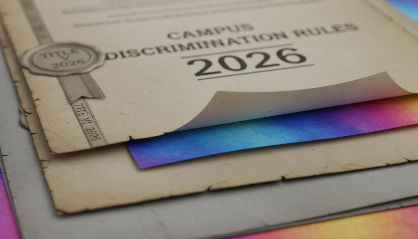 Discfimination Title VI: Campus Discrimination Rules Shift 2026